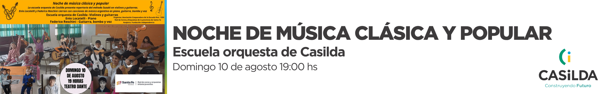 NOCHE DE MÚSICA CLÁSICA Y POPULAR