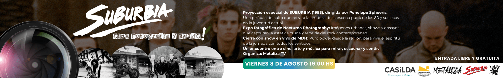 🎬📸 SUBURBIA: Cine, Fotografía y Ruido