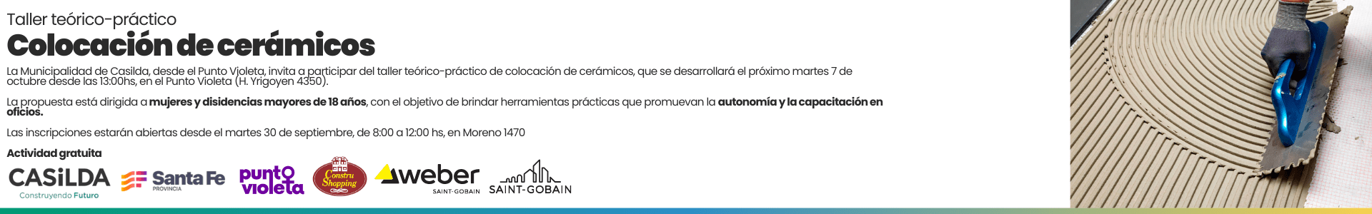 Colocación de cerámicos